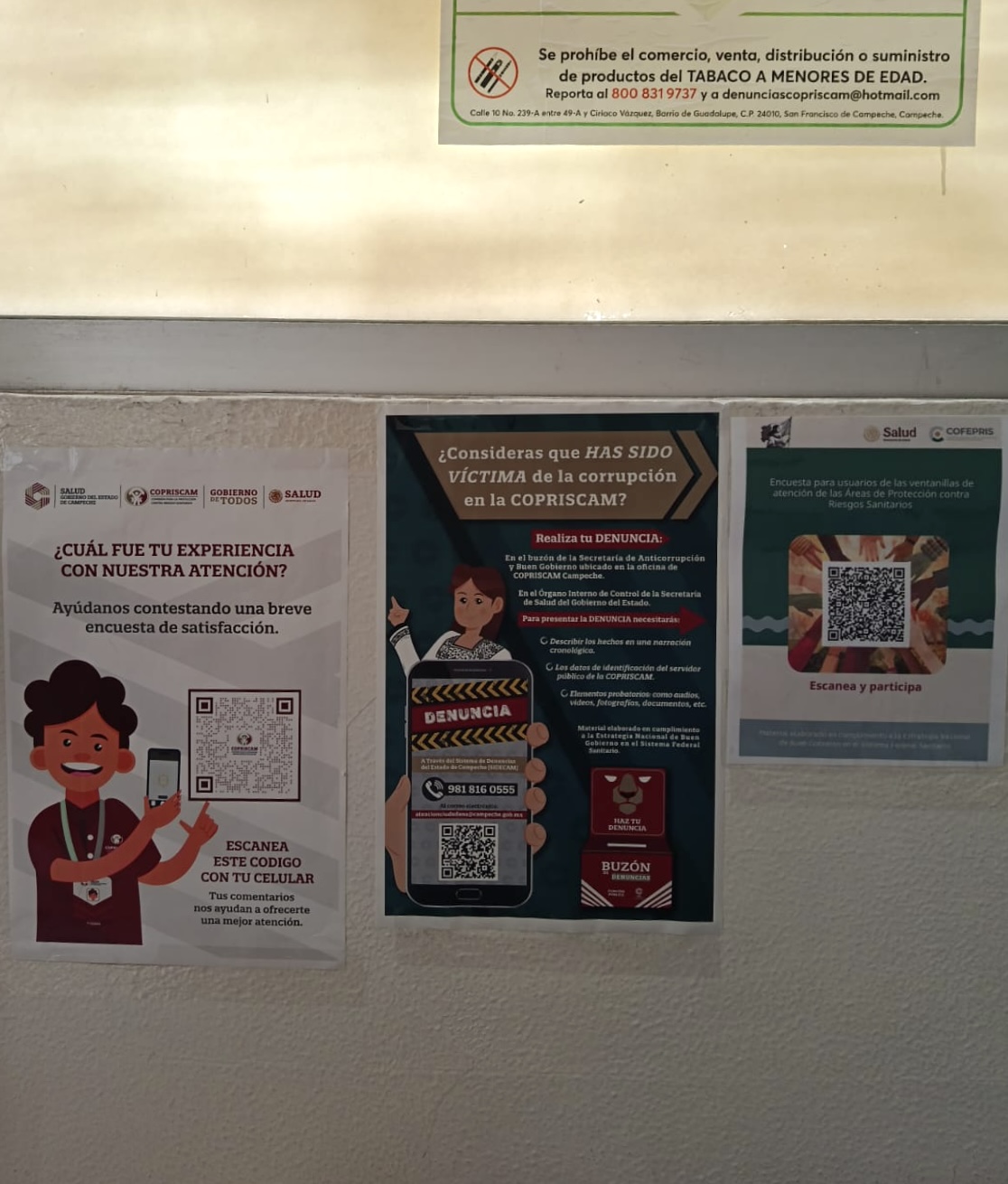 Evidencia COPRISCAM