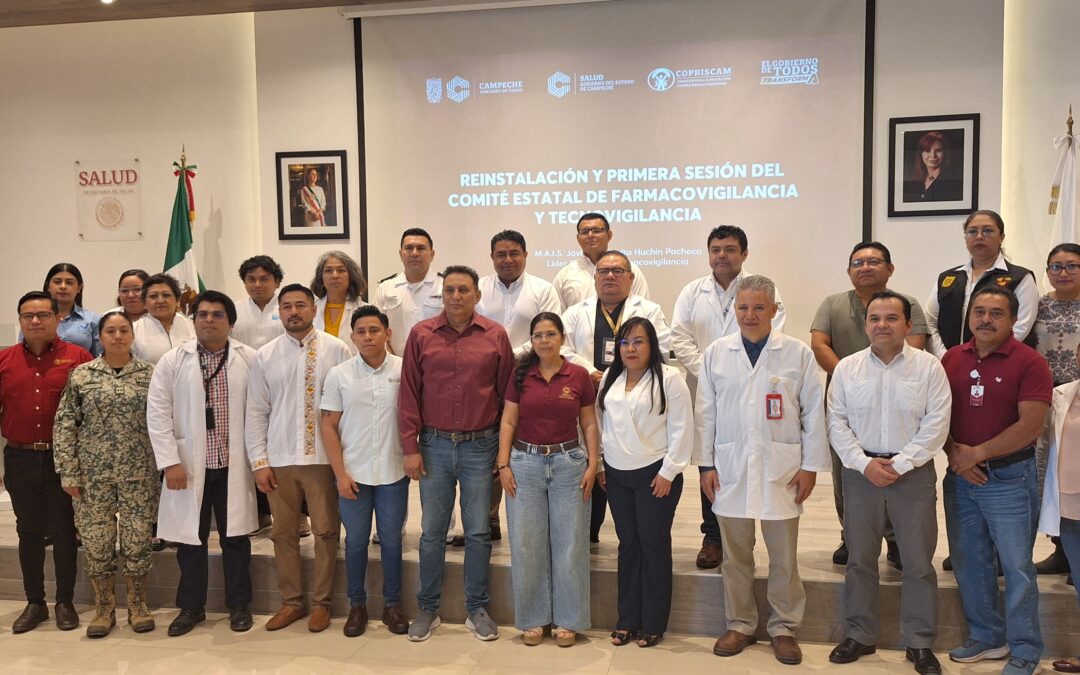 REINSTALACIÓN Y PRIMERA SESIÓN DEL COMITÉ ESTATAL DE FARMACOVIGILANCIA Y TECNOVIGILANCIA